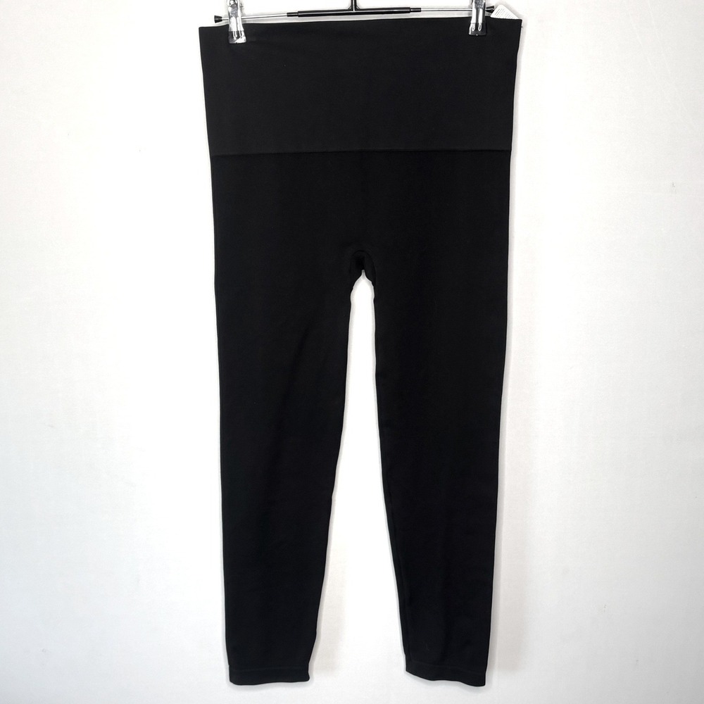 Spanx Look At Me Now Seamless Leggings Black High Waist Tummy Control Women 2X